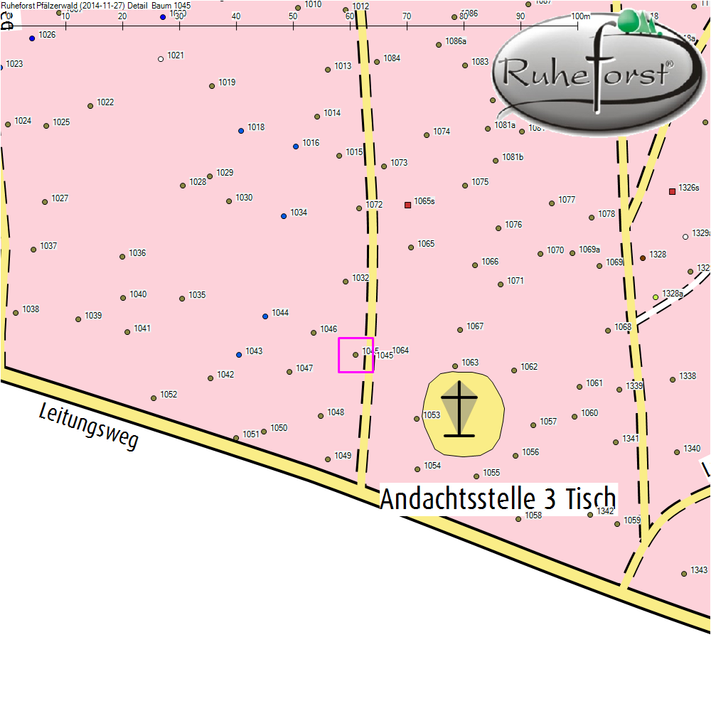 Detailkarte zu Baum 1045