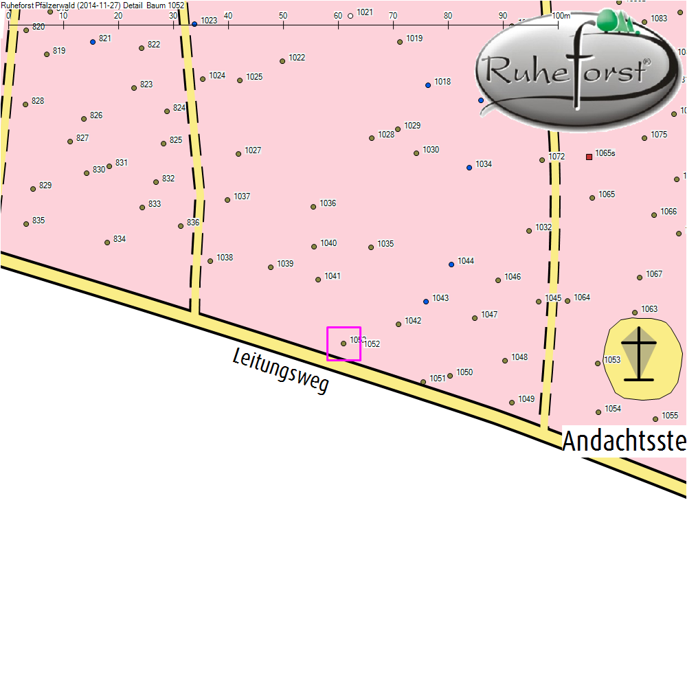 Detailkarte zu Baum 1052