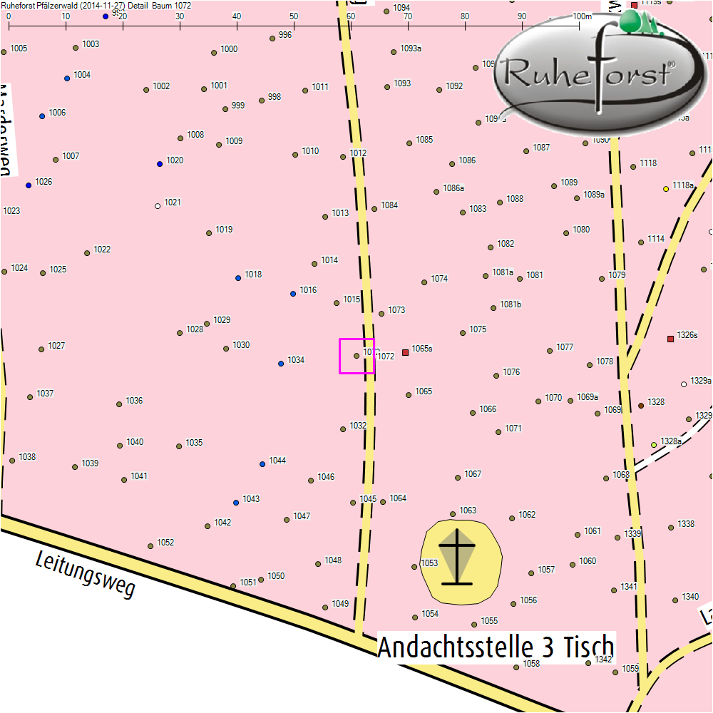 Detailkarte zu Baum 1072