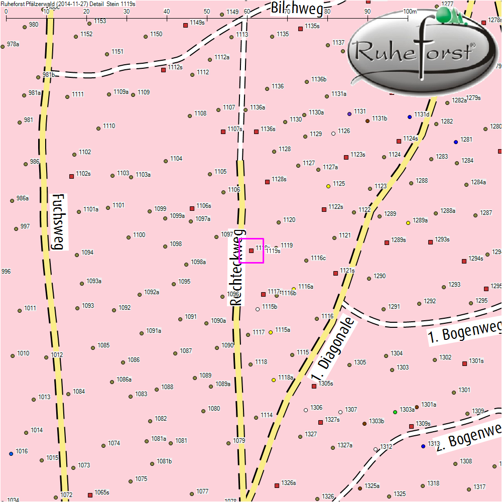 Detailkarte zu Stein 1119s